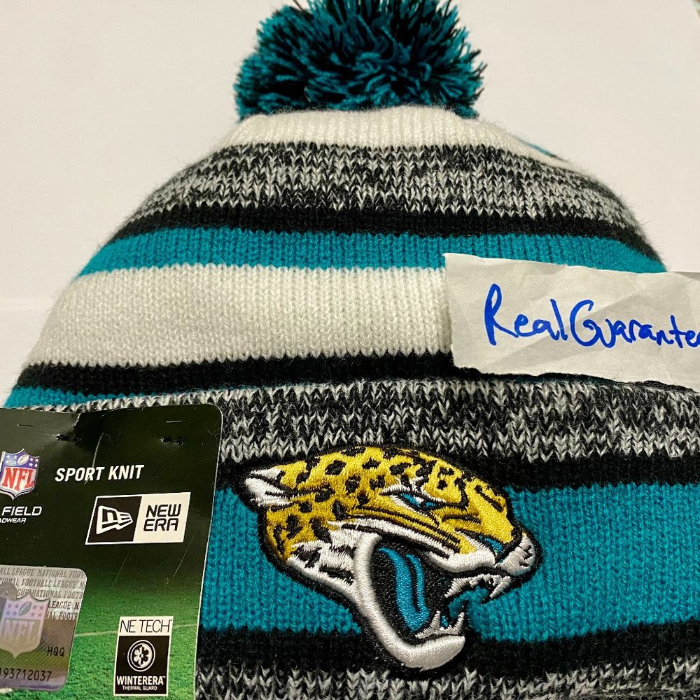 Nwt RARE 100% New Era 2014 Jacksonville Jaguars Knit Hat NFL Sport Winter beanie